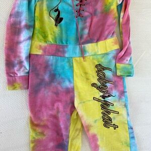 Baby Phat Multicolor Tie-Dye Jumpsuit SzM